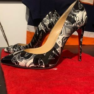 Christian Louboutin Pigalle Folies 100 Patent Nicograf EU 37